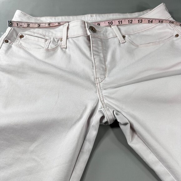 Denizen Levis Denim Stretch Jeans Low Rise Jeggings Straight Women White - Picture 2 of 16